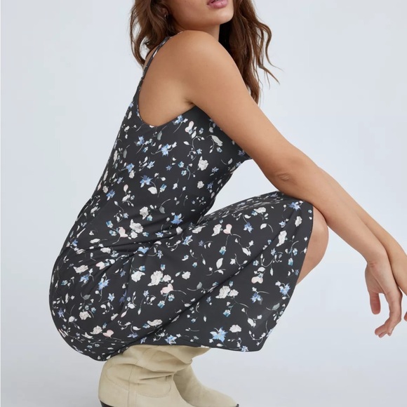 Wilfred BRIANNA Cowl Neck Floral Midi-Dress - XS - Picture 2 of 8